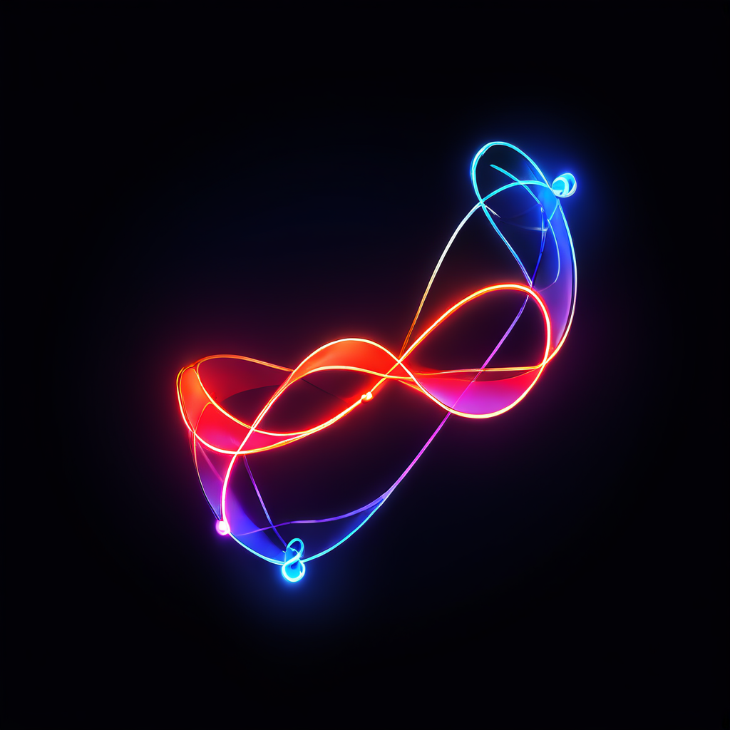 신뢰 형성 과정을 상징적으로 표현한 이미지로, 의심을 나타내는 치켜 올라간 눈썹과 신뢰를 암시하는 살짝 올라간 입꼬리가 시너지 선으로 연결되어 긍정적 관계로 발전하는 모습을 보여줍니다.